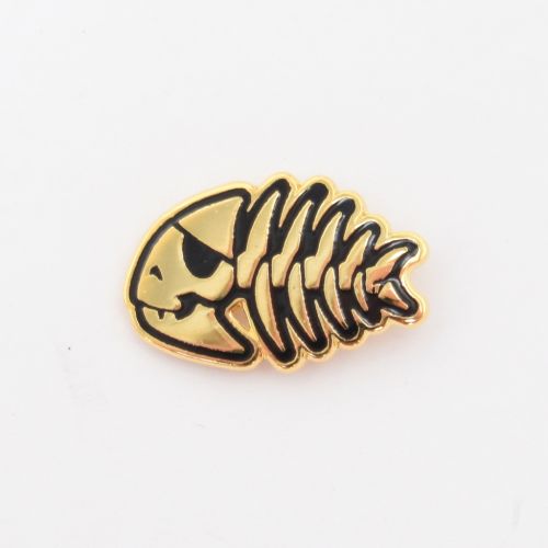 Jolly Pirate Fish Lapel Pin